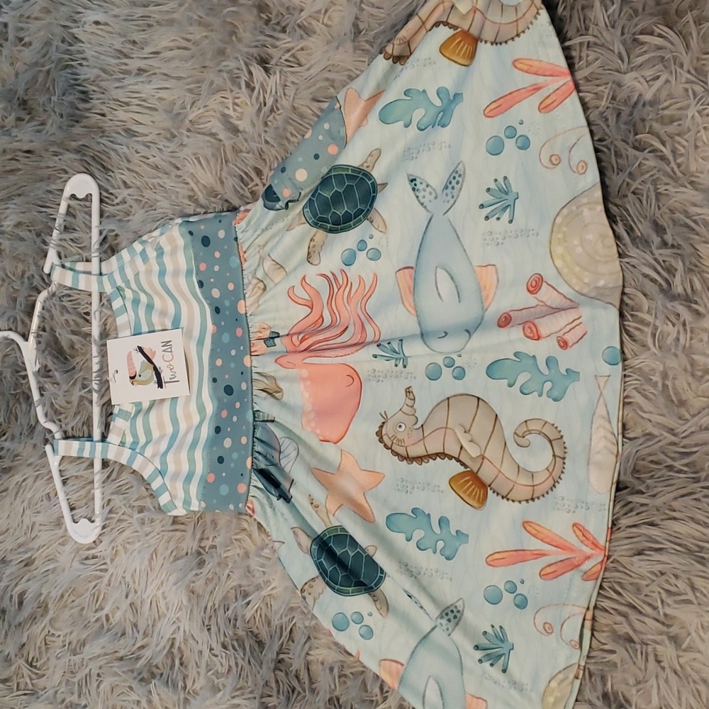 NWT Twocan beach dress 12 To 18 Months